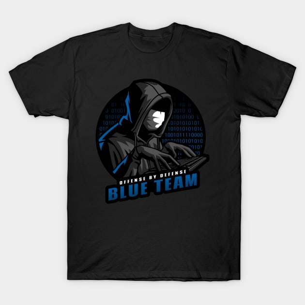 Blue Team | Hacker Design T-Shirt by leo-jess